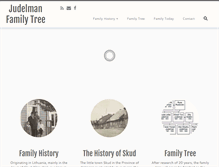 Tablet Screenshot of judelmanfamily.com